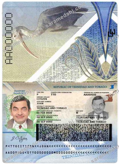 Trinidad and Tobago passport